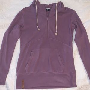 Ampersand Purple Fleece Hoodie